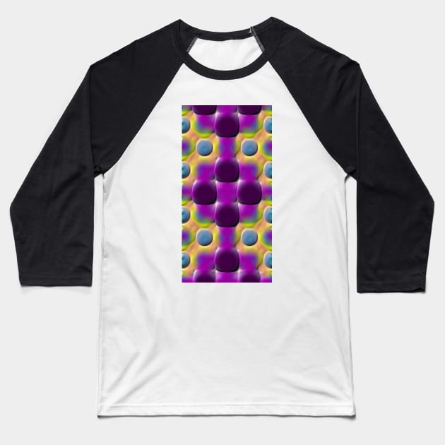 FAAFO ART Seamless Vertical Artistic Patterns 000029 Baseball T-Shirt by FAAFO